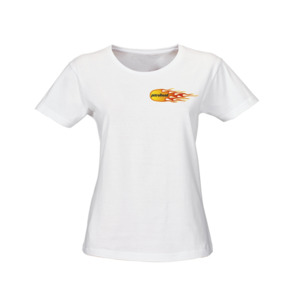 NZ Petrolhead Womens V-Neck White