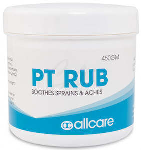 Allcare PT Rub 450g - New Zealand Only