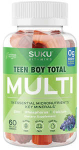 Products: Suku Teen Boy Total Multi Gummies 60