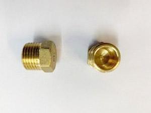 [222] Brass Male End Cap