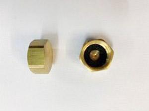 Brass Fitting: [220] Brass Female End Cap