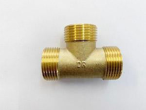 Brass Fitting: [207] Brass Male Tee
