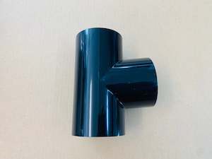 Gutter/ Spouting: [D2912] 80mm Downpipe Tee -- Black