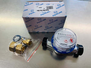 Plumbing Gears: [WMT1001] Aqualine Singlejet Water Meter 15mm