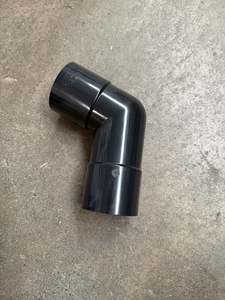 Pvc Gutter Spouting: [DPF1019] Downpipe Elbow 112 Degree 80mm Black