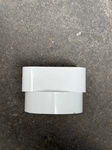 Pvc Gutter Spouting: [OTD1002] Dropper Adaptor 80mm White