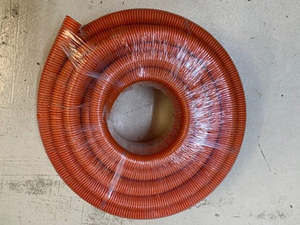 Electrical Conduit And Fittings: [E722] Electrical  corrugated conduit (orange) 32mm -- 25M roll