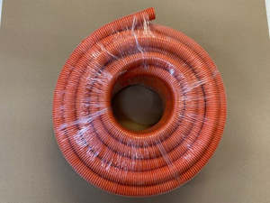 [E721] Electrical  corrugated conduit (orange) 25mm -- 25M roll