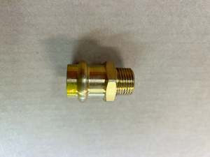 Copper Press: [CPF1007] Copper Press Adapter Gas 20mm-15mm 1/2" Thread Male
