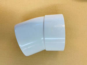 Pvc Waste: [W119]  100mm pvc bend - 30 degree m/f