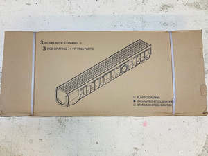 Other Plumbing Material: [2307] Drain Channel 3M -- galvanized cover (pick up or by arrangement only)