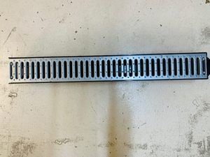 [1408] Drain Channel -- Galvanized steel lid (pick up only or shipping by arrangement)