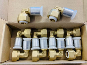 Promotion: [P14] 10 x Brass Swivel Elbow