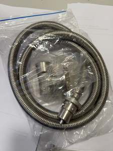 [P1065] Bayonet Hose With Nickel Plated Floor Socket