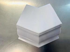 Bends Angles: [GBA1004] Gutter Corner External 45 Degree White