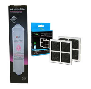 Lg Fridge Water Filters: LG Fridge Water Filter ADQ736939 Plus 2 Carbon Air Purifiers