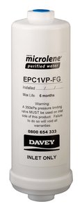 Microlene EPC1VP-FG Water Filter For Icemakers & Coffee Machines