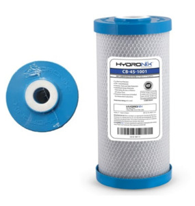 Water Filter Cartridges Jumbo Whole Home: Carbon Water Filter 1 Micron (10 x 4.5") Hydronix