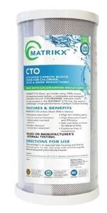 Water Filters Matrikx Carbon Block: Carbon Block (Genuine) Matrikx 10-Inch 1 Micron Water Filter