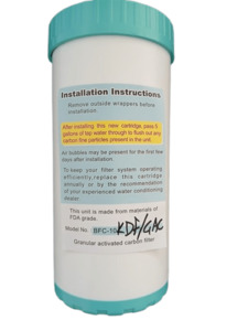 Carbon Water Filter KDF55-GAC Jumbo (10"x 4.5")