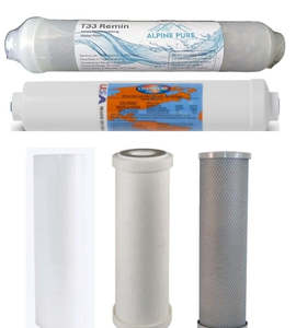 Pentair Reverse Osmosis Consumbales: RO Replacemet Filter Set with Remineraliser