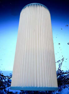 Poly Pleated Sediment Water Filters - 10" x 4.5" Jumbo