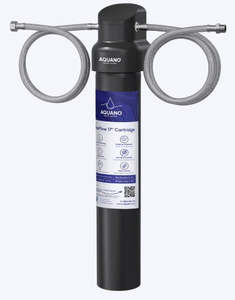 Filtration Kits High Flow No Tap: Klearflow 17" Undersink Water Filter - 1um Quick-Fit