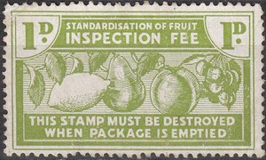 Products: Fruit Inspection Fee – 1d Green