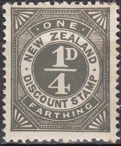 Products: Discount Stamp – 1/4d Grey