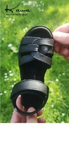 Products: Black Girls Leather School Sandal-JUNIOR (GS02) – NZ SCHOOL SHOES