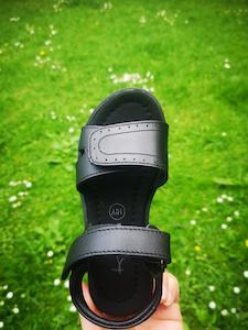 Black Girls Leather School Sandal-JUNIOR – NZ SCHOOL SHOES