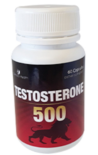 Men's Health: TESTOSTERONE  500 - Promotes Healthy Testosterone Levels - Size  60 Capsules