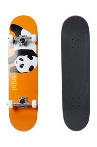 Enjoi NBD Panda Complete Skateboard 7.75" - Orange