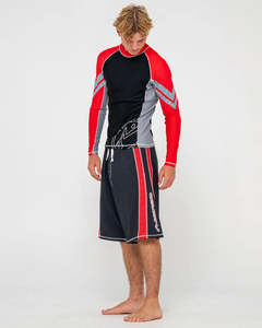 Rusty Spitfire Long Sleeve Surf Top Rashvests