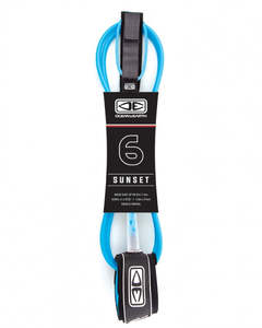 Ocean & Earth 6ft Sunset Moulded Leash - Assorted Colours