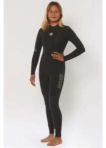 Wetsuits Rashies: Sisstrevolution Seven Seas Youth 4/3 Backzip Wetsuits