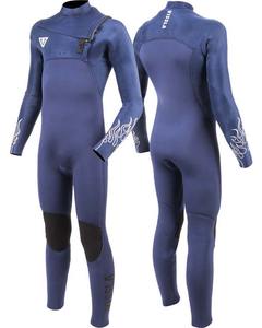 Wetsuits Rashies: Vissla High Seas Boys Fire Wetsuit 4/3 Chest Zip