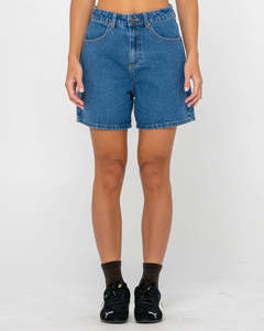 Womens Apparel: Rusty Cyprus High Denim Shorts