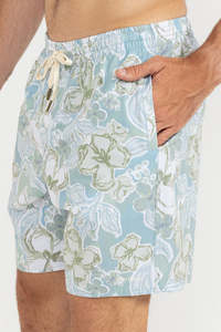 Mens Shorts: Rhythm In Bloom Beach Shorts