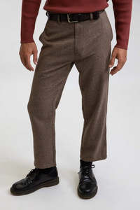 Mens Pants: Rhythm Herringbone Trousers