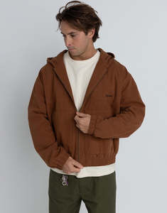 Mens Jackets: Rhythm Hooded Work Jackets