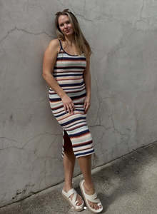 Womens Dresses: Ripcurl Bobbi Stripe Midi Dresses