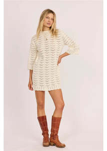 Sisstrevolution Salt Kiss Crochet Dresses