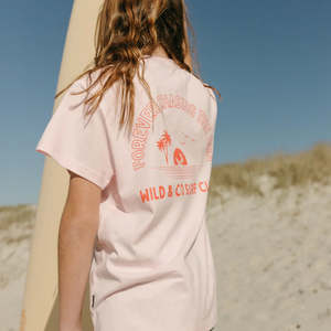 Youth Tops: Wild & Co Forever Chasing The Sun Kids Tees