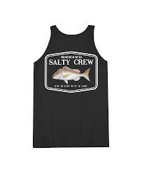 Mens Tops: Salty Crew Snapper Regular Tanks