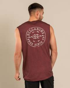 Mens Tops: Billabong Big Wave Daze Muscle Singlets