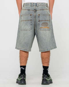 Mens Shorts: Rusty Flip Daddy Life Cycle Jort