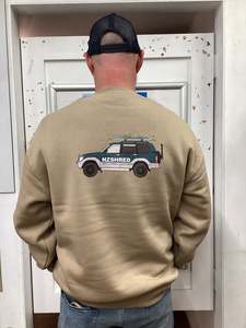 NZ Shred ' The Green Machine' Relax Fit Women's Crews