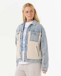 Womens Apparel: Ripcurl Cruisin Sherpa Denim Jackets