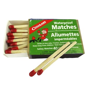 Products: Waterproof Matches 4 pack or singles - NZ Survivor